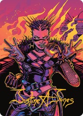 Far Fortune, End Boss Art Card (2/54) - Gold-Stamped Signature