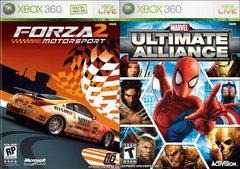 Microsoft Xbox 360 (XB360) Marvel Ultimate Alliance & Forza Motorsport 2 [In Box/Case Missing Inserts]