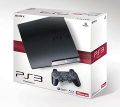 Sony Playstation 3 (PS3) Console 120 GB (In Box, Slim Model CECH-2001A, 1 Controller, Charging, HDMI & Power Cables)