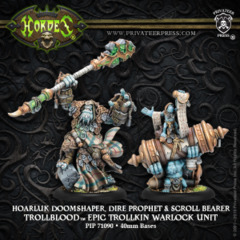 PIP71090 HRD Trolls Hoarluk Doomshaper, Dire Prophet Box