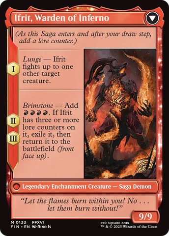Clive, Ifrits Dominant // Ifrit, Warden of Inferno