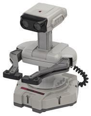 Nintendo NES R.O.B. the Robot, Non-functioning, Missing 1 Gyro, includes Gyromite [Loose Game/System/Item]