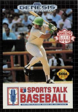 Sega Genesis Sports Talk Baseball [In Box/Case Missing Inserts]