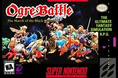 Nintendo SNES Ogre Battle The March of the Black Queen [Loose Game/System/Item]