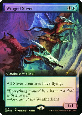 Winged Sliver - Foil - Extended Art