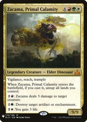 Zacama, Primal Calamity - The List