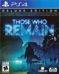 Sony Playstation 4 (PS4) Those Who Remain Deluxe Edition (Comic Code Redeemed) [In Box/Case Complete]