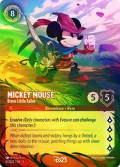 Mickey Mouse - Brave Little Tailor - 115/204 - Legendary (D23 Expo) (Borderless) - Foil