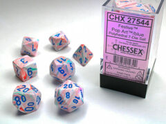 CHX27544 7pc Festive Pop Art w/Blue Dice Set