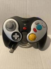 Nintendo Gamecube Intec Black and Silver Controller [Loose Game/System/Item]