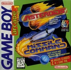 Nintendo Game Boy (GB) Arcade Classics Asteroids Missle Command [Loose Game/System/Item]