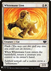 Whitemane Lion - The List