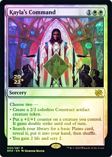 Kaylas Command - Foil - Prerelease Promo