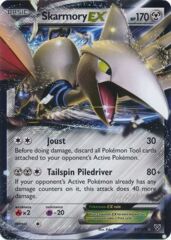 Skarmory-EX - 80/146 - XY Base Set Rare Holo EX