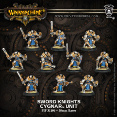 PIP31106 WRM Cygnar Sword Knights (10-man) Unit