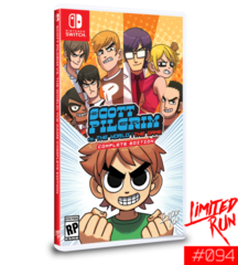 Nintendo Switch Scott Pilgrim vs The World Complete Edition Cover A with Trading Card #214 [Sealed]