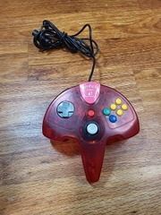 Nintendo 64 (N64) Controller 3rd Party Superpad 64 Atomic Red [Loose Game/System/Item]