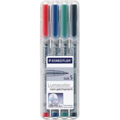 Staedtler 4 Lumocolor Non-Permanent Marker Pack