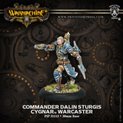 PIP31113 WRM Cygnar Commander Dalin Sturgis Blister