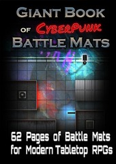 Loke Battle Maps Giant Book of Cyberpunk Battle Maps