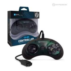 Hyperkin GN6 Premium 6-Button Controller for Genesis Model 1, 2, or 3 Black