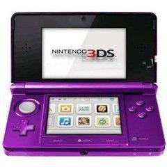 Nintendo 3DS Console Midnight Purple w/Charging Cable [Loose Game/System/Item]