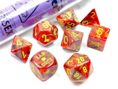 CHX30050 7-pc Vortex Underworld/Yellow Dice Set