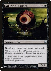 Evil Eye of Urborg - The List