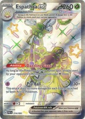 Espathra ex - 214/091 - S&V Paldean Fates Shiny Ultra Rare