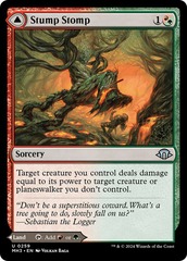 Stump Stomp // Burnwillow Clearing - Foil