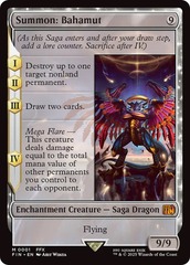 Summon: Bahamut - Foil - Prerelease Stamp Promo