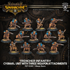 PIP31105 WRM Cygnar Trencher & Rifle Grenadiers (13-man) Box