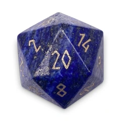 Lapis Lazuli - Boulder 30mm Gemstone Dice