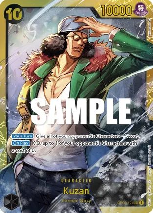 Kuzan - OP02-121 - SEC - Foil