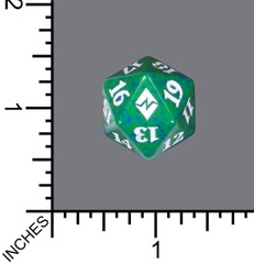 Magic Spindown Die - Battle for Zendikar - Green