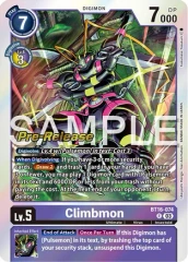 Climbmon - BT16-074 - P (Beginning Observer Pre-Release Promo) - Foil