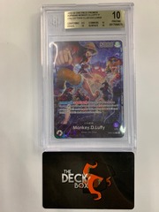 2022-24 One Piece Promos #OP0560 Monkey.D.Luffy P Collectors Club Exclusive Beckett Pristine 10