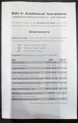 SAI-fi Additional Iterations