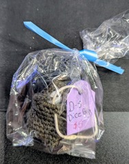 Bandty Crochet: D-8 Dice Bag - Brown