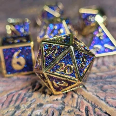 Arcane Mystery 7-Piece Metal Dice Set