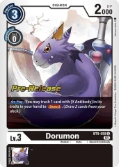 Dorumon - BT9-058 - P (X Record Pre-Release Promo)