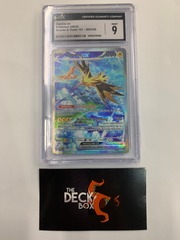 Zapdos ex Pokémon (2023) Scarlet & Violet 151 - 202/165 CGC Mint 9