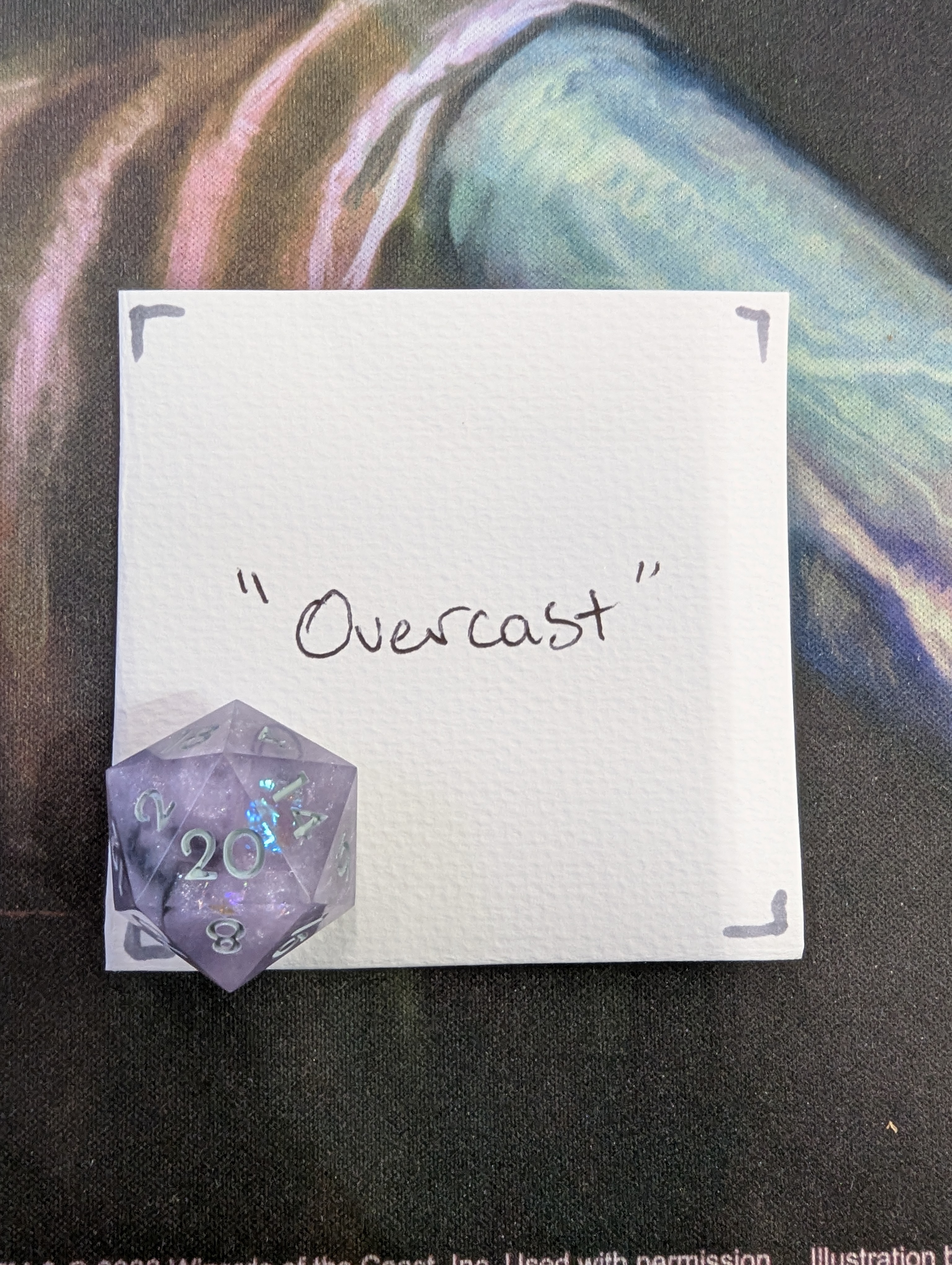 AsheVillains Custom Dice Overcast (Standard)