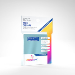 GAME GENIC SLEEVES: MINI SQUARE SIZE (50CT)