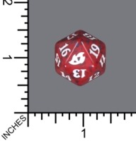 Magic Spindown Die - Ikoria - Red