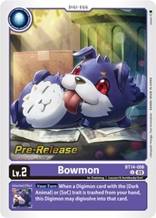 Bowmon - BT14-006 - P (Blast Ace Pre-Release Promo) - Foil