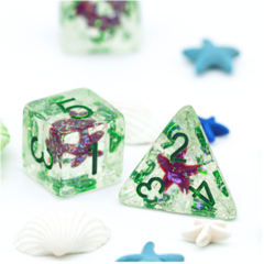 OCEAN SPARKLE STARFISH RPG DICE