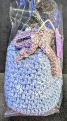 Bandty Crochet: Dice Bag (Medium) - Light Blue