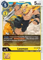 Leomon (X Record Pre-Release Tournament) - EX1-027 - P (X Record Pre-Release Promo)