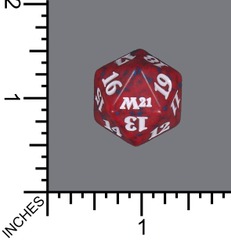 Magic Spindown Die - Core Set 2021 - Red